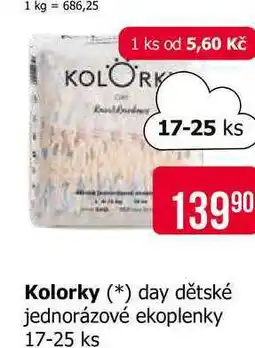 Teta Kolorky day dětské jednorázové ekoplenky 17-25 ks nabídka