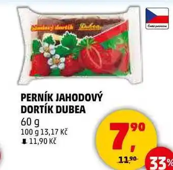 Penny Market PERNÍK JAHODOVÝ DORTÍK DUBEA, 60 g nabídka