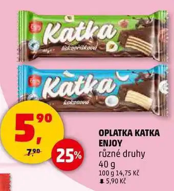 Penny Market OPLATKA KATKA ENJOY různé druhy, 40 g nabídka