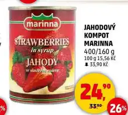 Penny Market JAHODOVÝ KOMPOT MARINNA, 400/160 g nabídka