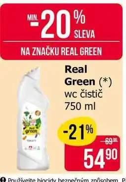 Teta Real Green WC čistič 750 ml nabídka