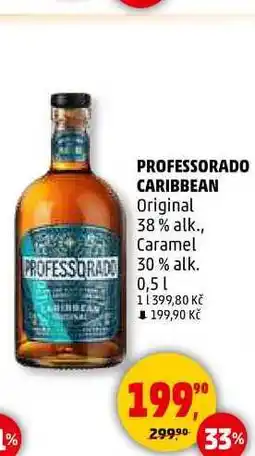 Penny Market PROFESSORADO CARIBBEAN Original 38% alk., 0,5 l nabídka