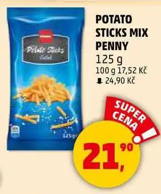 Penny Market POTATO STICKS MIX PENNY, 125 g nabídka