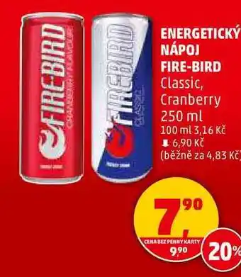 Penny Market ENERGETICKÝ NÁPOJ FIRE-BIRD Classic, 250 ml nabídka