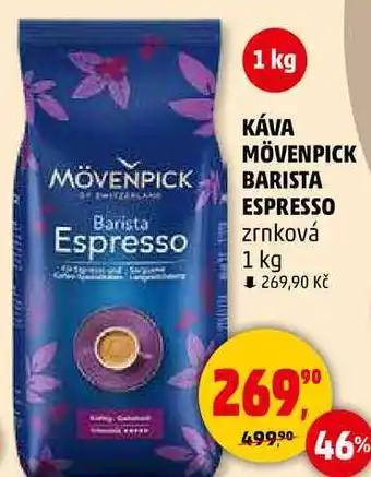 Penny Market KÁVA MÖVENPICK BARISTA ESPRESSO zrnková, 1 kg nabídka