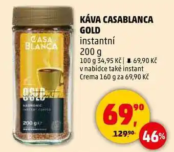 Penny Market KÁVA CASABLANCA GOLD instantní, 200 g nabídka