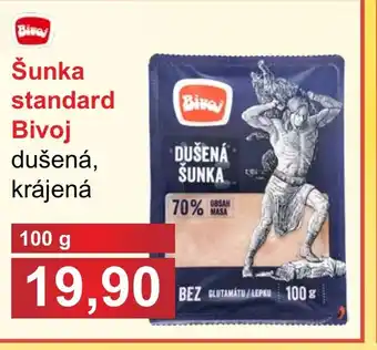 PLUS JIP Šunka standard Bivoj dušená, krájená nabídka