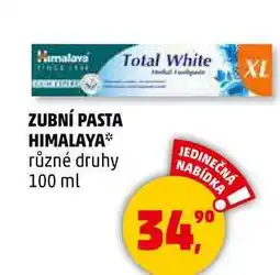 Penny Market ZUBNÍ PASTA HIMALAYA různé druhy, 100 ml nabídka