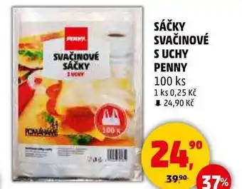 Penny Market SÁČKY SVAČINOVÉ S UCHY PENNY, 100 ks nabídka