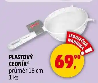 Penny Market PLASTOVÝ CEDNÍK průměr 18 cm, 1 ks nabídka