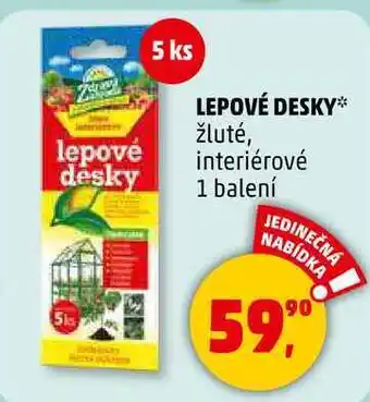 Penny Market LEPOVÉ DESKY žluté, interiérové, 1 balení nabídka