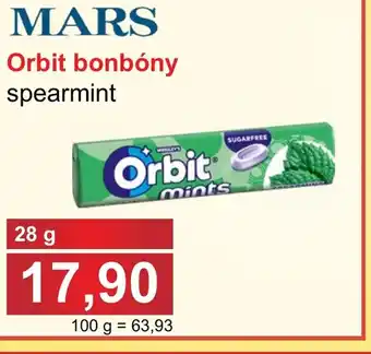 PLUS JIP Orbit bonbóny spearmint nabídka