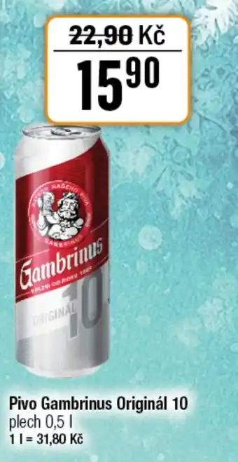 TEMPO Pivo Gambrinus Originál 10 nabídka