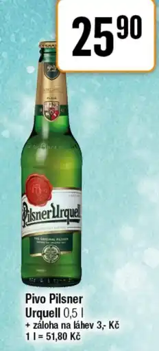 TEMPO Pivo Pilsner Urquell nabídka