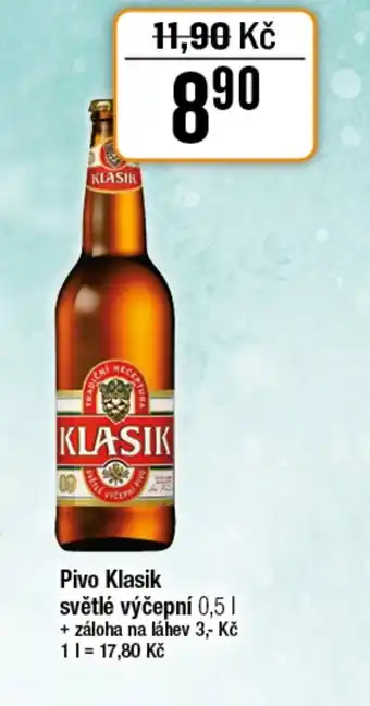 TEMPO Pivo Klasik světlé výčepní nabídka