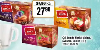 TEMPO Čaj Jemča Horká Malina, Švestka, Jablko nabídka