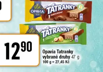 TEMPO Opavia Tatranky nabídka