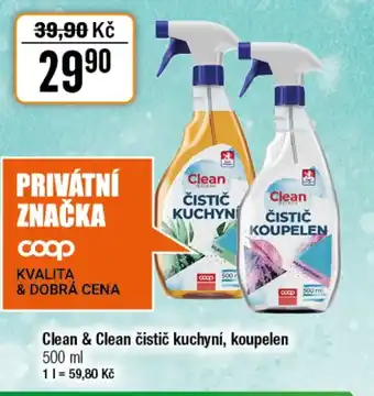 TEMPO Clean & Clean čistič kuchyní, koupelen nabídka