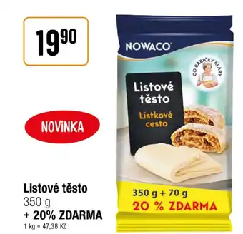 TEMPO Listové těsto nabídka