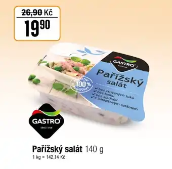 TEMPO Pařížský salát nabídka