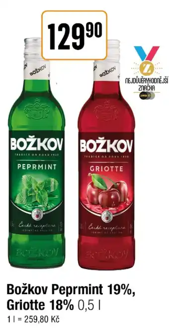 TEMPO Božkov Peprmint 19%, Griotte 18% nabídka