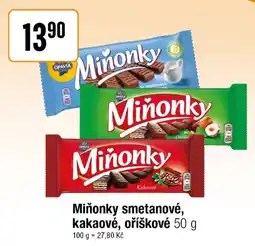 TEMPO Miňonky smetanové, kakaové, oříškové nabídka