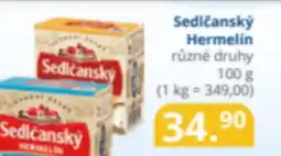 Potraviny CZ Sedlčanský Hermelín nabídka