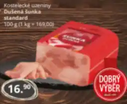 Potraviny CZ Kostelecké uzeniny Dušená šunka standard nabídka