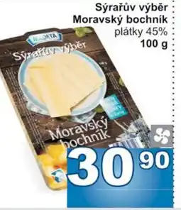 Jip Sýrařův výběr Moravský bochník plátky 45% nabídka