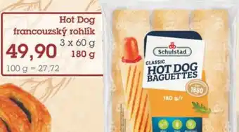 Jip Hot Dog francouzský rohlík nabídka