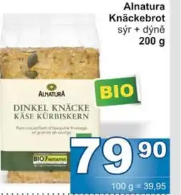 Jip Alnatura Knäckebrot sýr + dýně nabídka