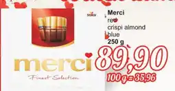 Jip Merci red crispi almond blue nabídka