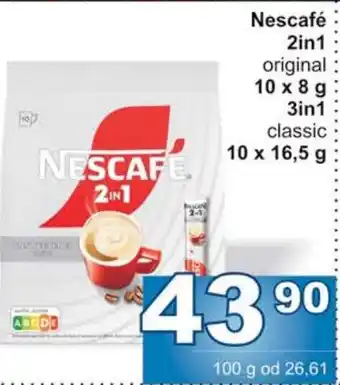 Jip NESCAFE 2IN1 original 3in1 classic nabídka