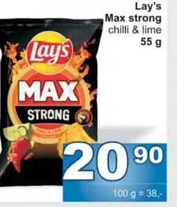 Jip Lay's Max strong chilli & lime nabídka