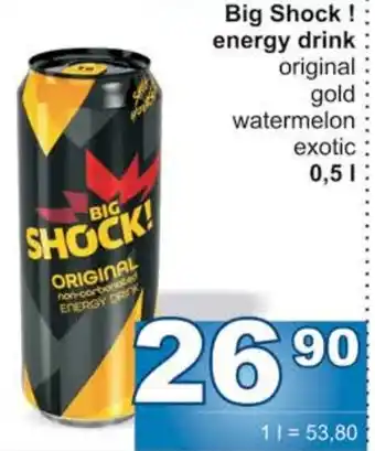 Jip Big Shock! energy drink original gold nabídka