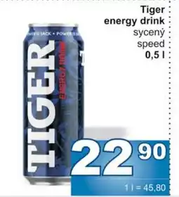 Jip Tiger energy drink sycený speed nabídka