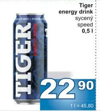 Jip Tiger energy drink sycený speed nabídka