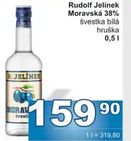 Jip Rudolf Jelínek Moravská 38% švestka bílá hruška nabídka