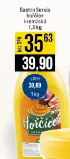 Jip Gastro Servis hořčice kremžská nabídka