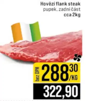 Jip Hovězí flank steak pupek, zadní část nabídka