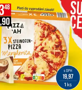 Jip Pizza'Ah pizza nabídka