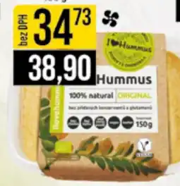 Jip I love Hummus nabídka