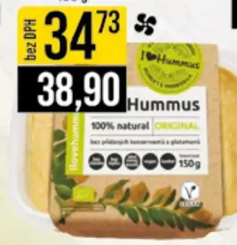 Jip I love Hummus nabídka