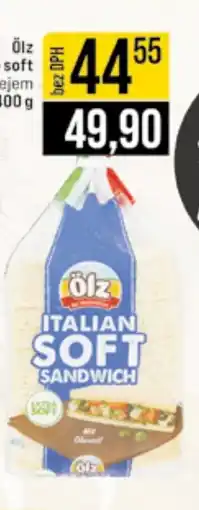 Jip Ölz italský toastový chléb soft nabídka