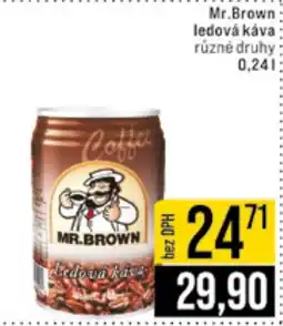 Jip MR.BROWN ledová káva nabídka