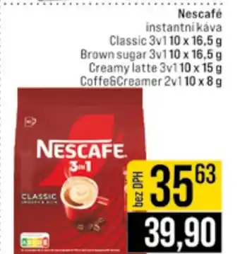 Jip Nescafé instantní káva nabídka