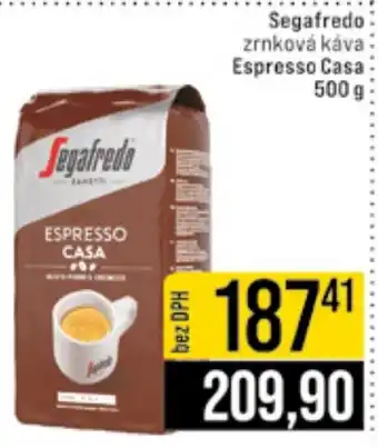 Jip Segafredo zrnková káva nabídka