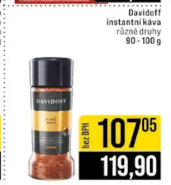 Jip DAVIDOFF instantní káva nabídka