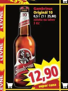 Norma Pivo gambrinus originál 10 nabídka