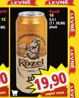 Norma Pivo velkopopovický kozel 10 nabídka